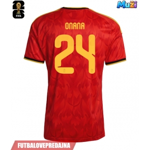 Lacne Muži Futbalové dres Belgicko Amadou Onana #24 MS 2026 Krátky Rukáv - Domáci